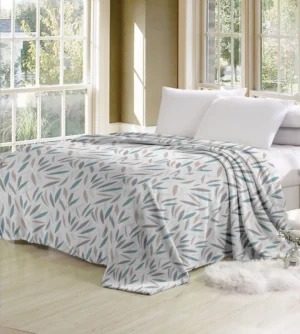 Manta Estampada  Hojas de árbol