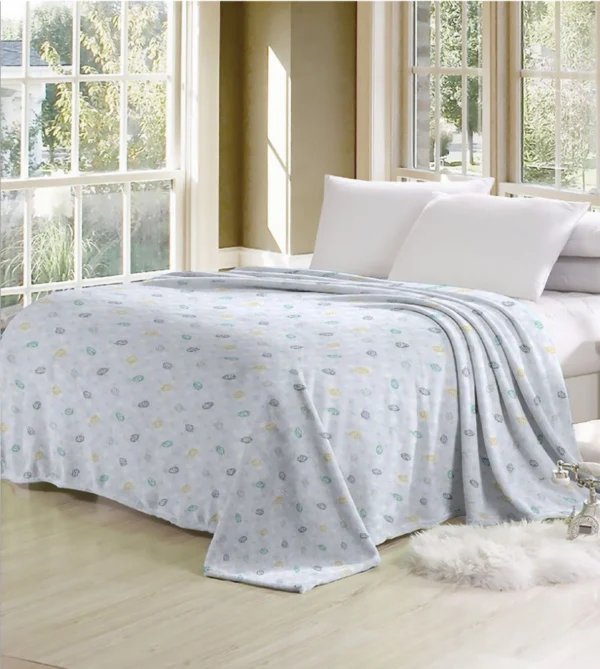 Manta-Estampada hojas pequeñas Manta Estampada hojas pequeñas